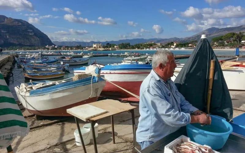 Ferienwohnung Casa Mandorlo A Mondello Exterior foto